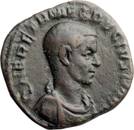 Herennius Etruscus as Caesar. Sestertius