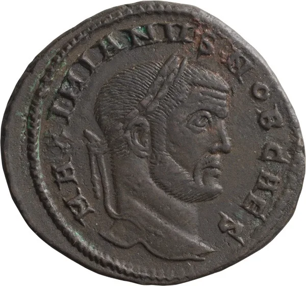 Galerius as Caesar. Follis
