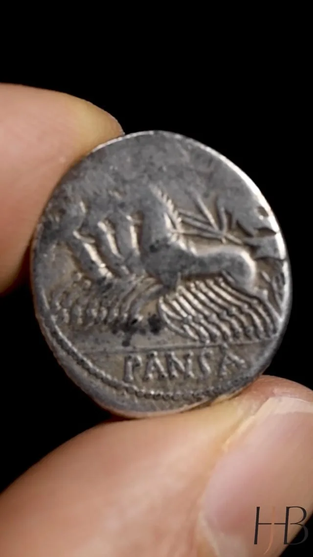 C. Vibius C.f. Pansa. Denarius