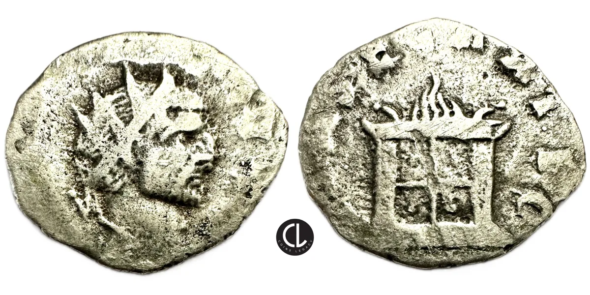 Divus Claudius II, Died 270, AR Antonianus, Contemporary Imitations of the 3rd Century (?)