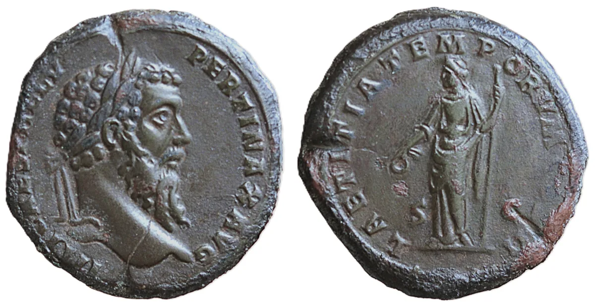 Pertinax Æ Sestertius. Rome, AD 193.