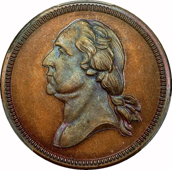 Exonumia, 1863, Richmond Statue, Medal, MS64 BN, PCGS
