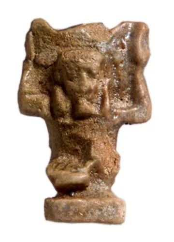 Egyptian Faience Shu Amulet