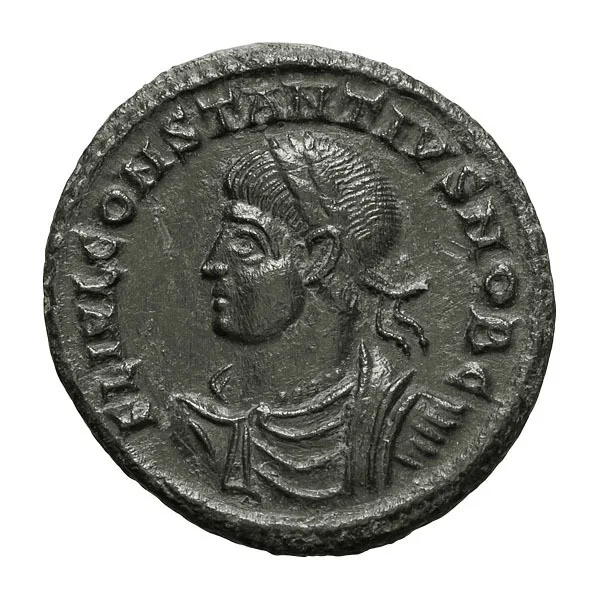 Constantius II as Caesar. AE 3, Reduced Follis