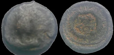 Vandal Circa AD 440–490, Valentinian III, AE4 11.1mm .88gm, Carthage