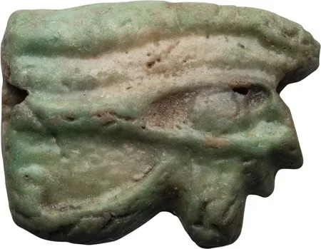 Egyptian Faience Eye of Horus