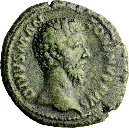 Marcus Aurelius, Divus. 40-as