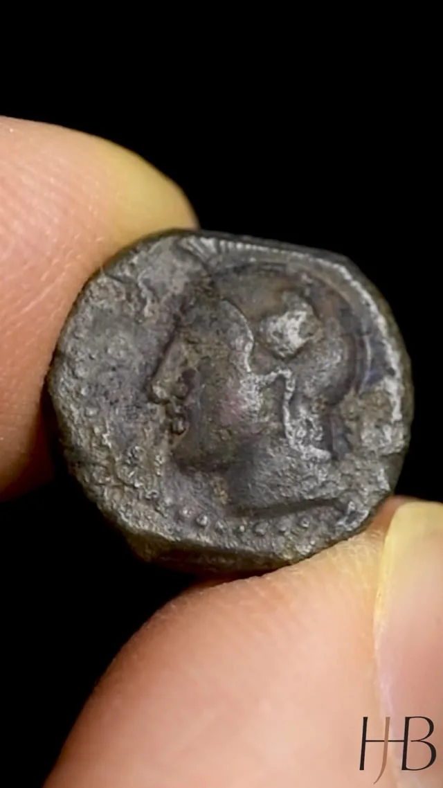 Sicily, Camarina. AE Tetras