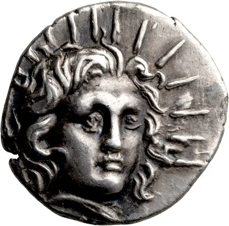 Caria, Rhodes. Hemidrachm
