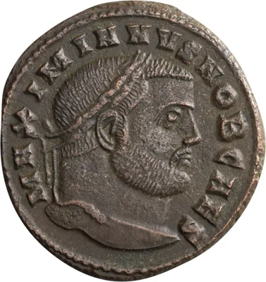 Galerius as Caesar. Follis