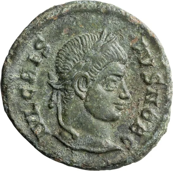 Crispus as Caesar. AE 3, Reduced Follis