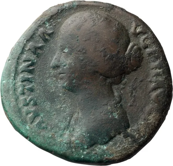 Faustina II. Sestertius