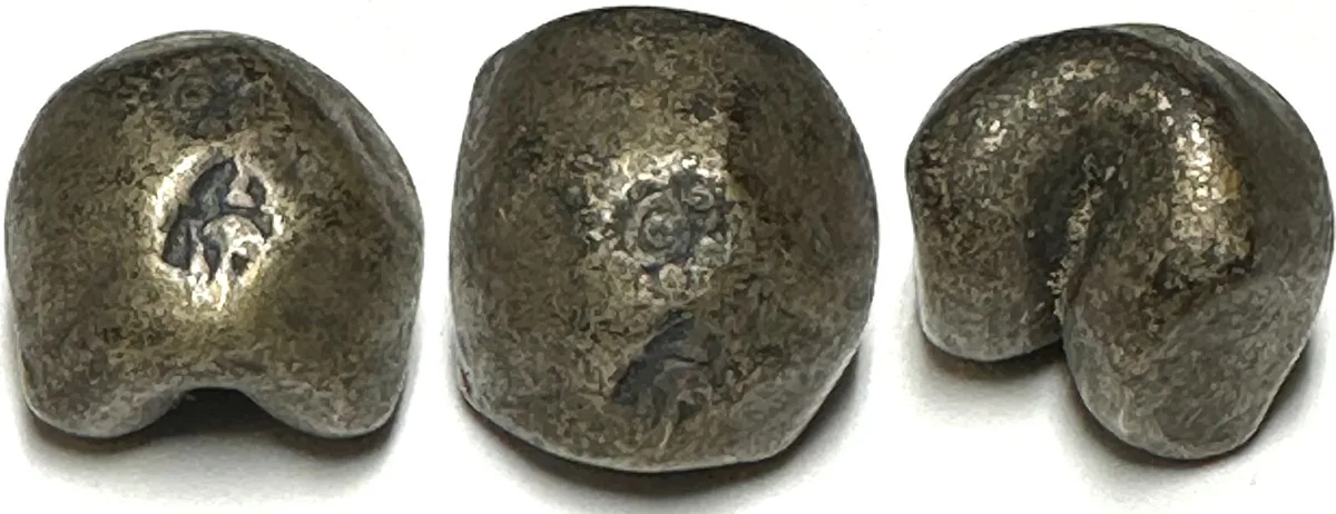 1851-1868 THAILAND 1 Baht, RAMA IV (1851-1868), Mongkut, Pot Duang Bullet Coin, silver, VF