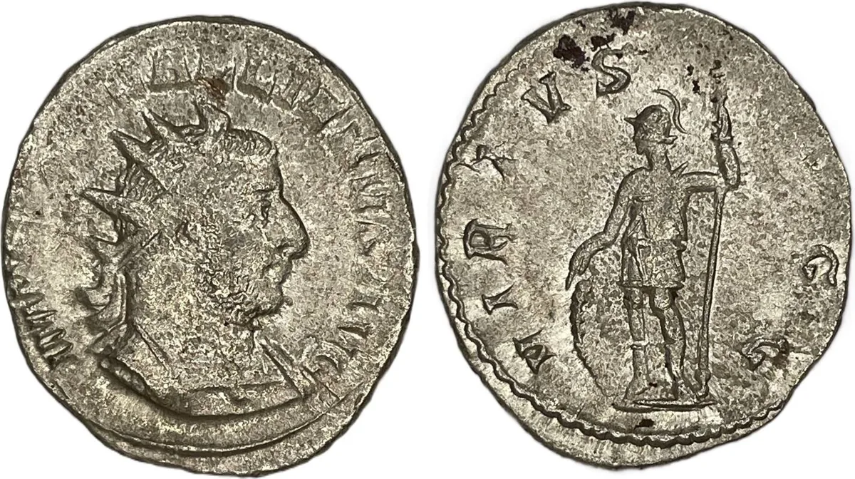 Gallienus AR Antoninianus 254 AD. Rome