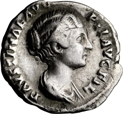 Faustina II. Denarius