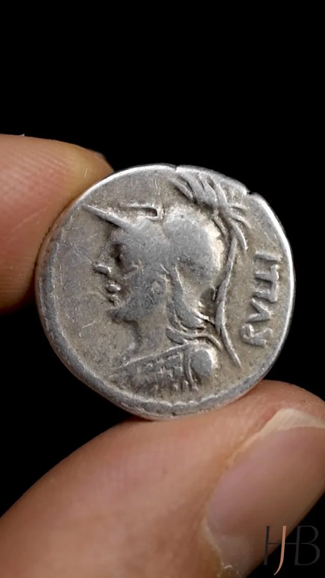 P. Servilius M.f. Rullus. Denarius