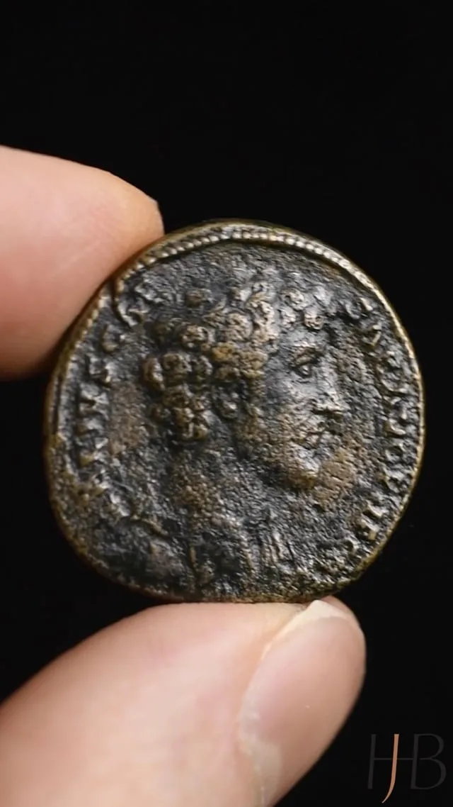 Marcus Aurelius as Caesar. Dupondius