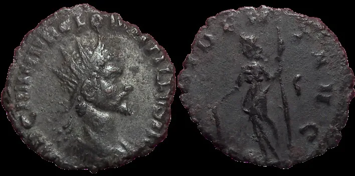 QUINTILLUS 270 AD, AE 19mm 2.9gm Antoninianus. Rome