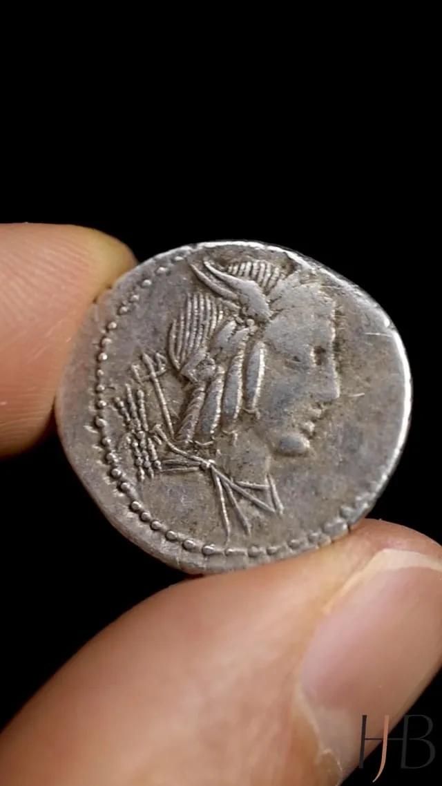 L. Julius Bursio. Denarius