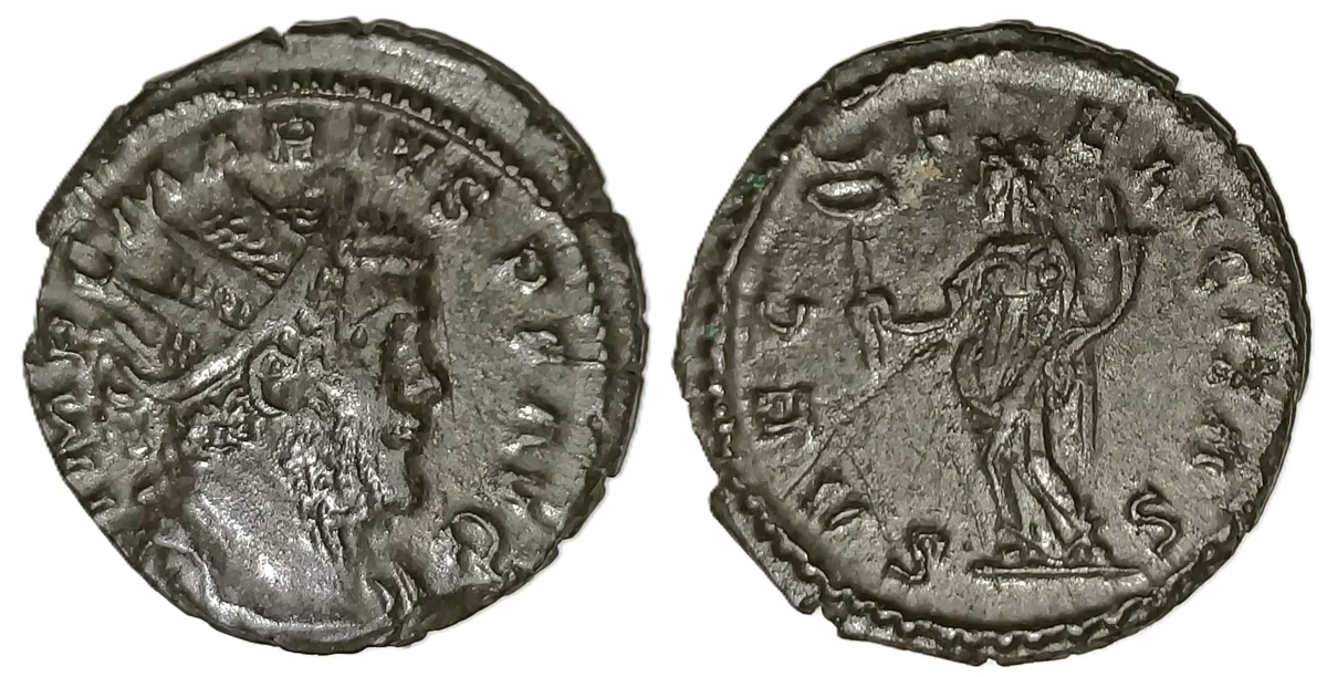 Marius BI Antoninianus. Treveri, AD 269.