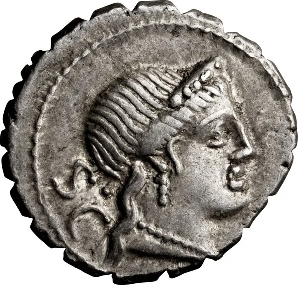 C. Naevius Balbus. Denarius