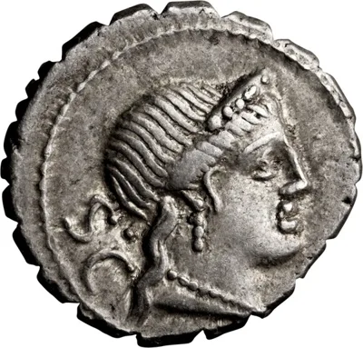 C. Naevius Balbus. Denarius