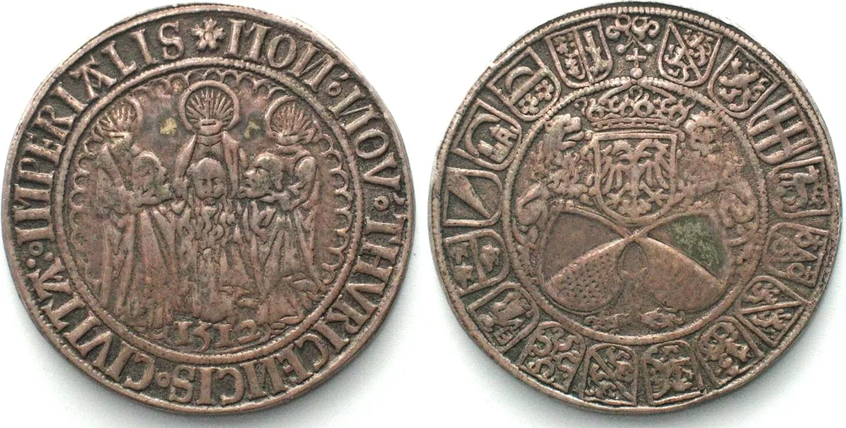 1512 Swiss Cantons ZURICH Thaler (Guldiner) 1512 later silver cast VF+