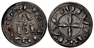 c.12-13th century France, Viscounty of Albi, Raymond IV count of Touluse denier EF very scarce