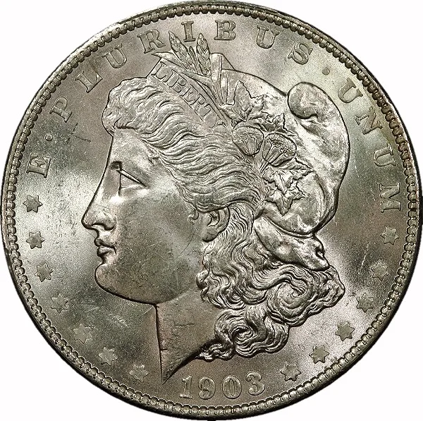 Morgan Dollar, 1903-O, $1, MS65 , PCGS