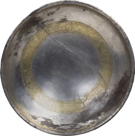 Parthian Silver Bowl with Tendril Frieze