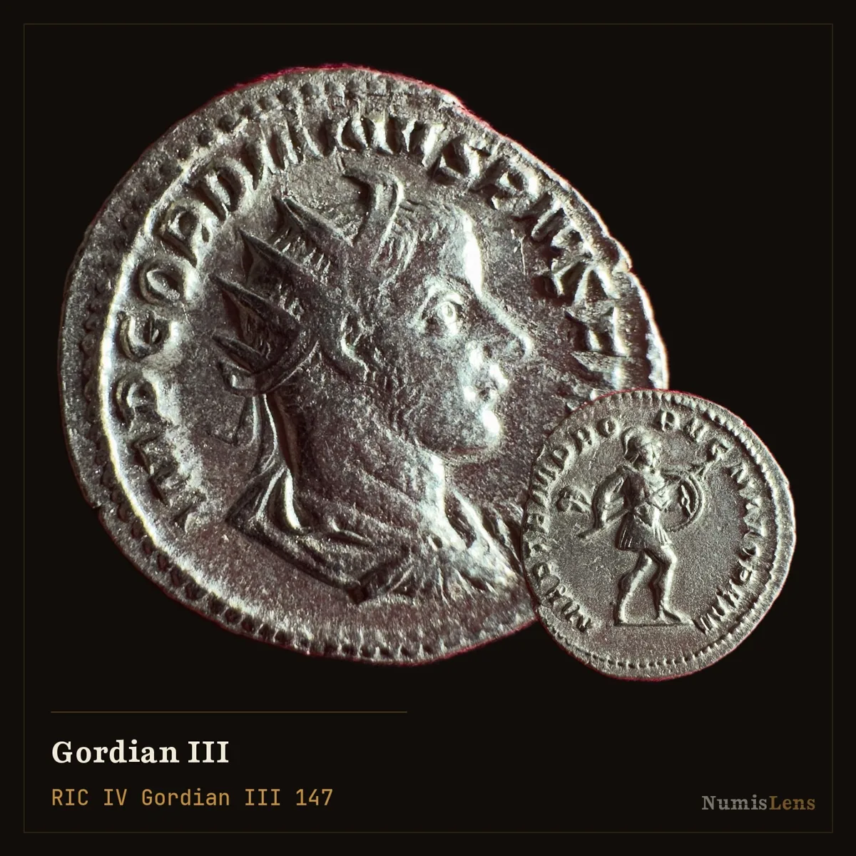 Gordian III — Antoninianus, MARTEM PROPVGNATOREM, Rome