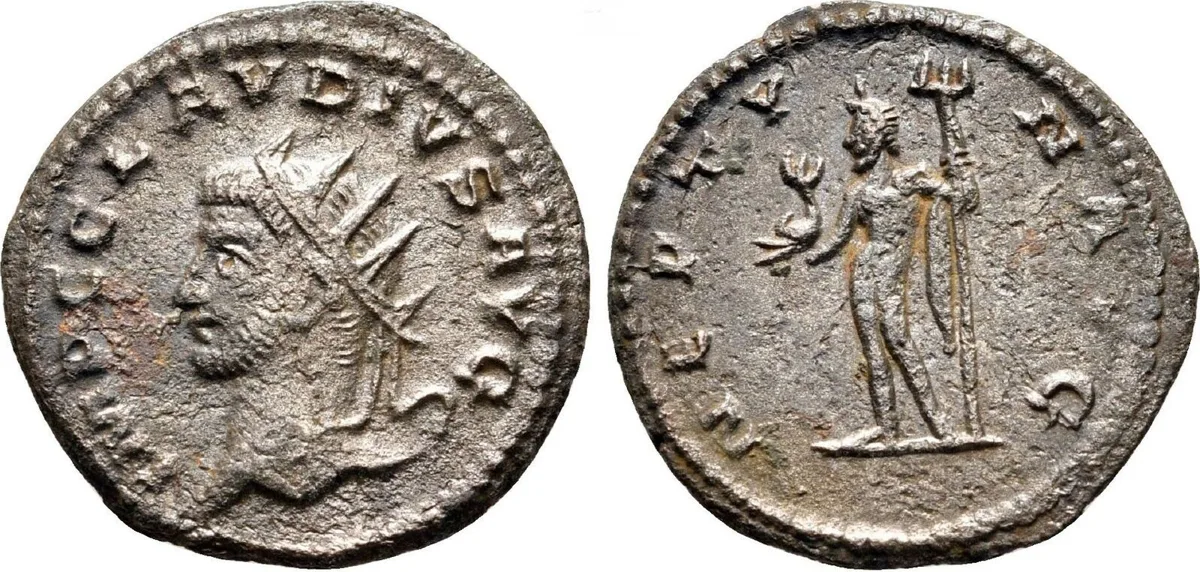 Claudius II Gothicus Æ Antoninanus. Antioch, AD 268-270.