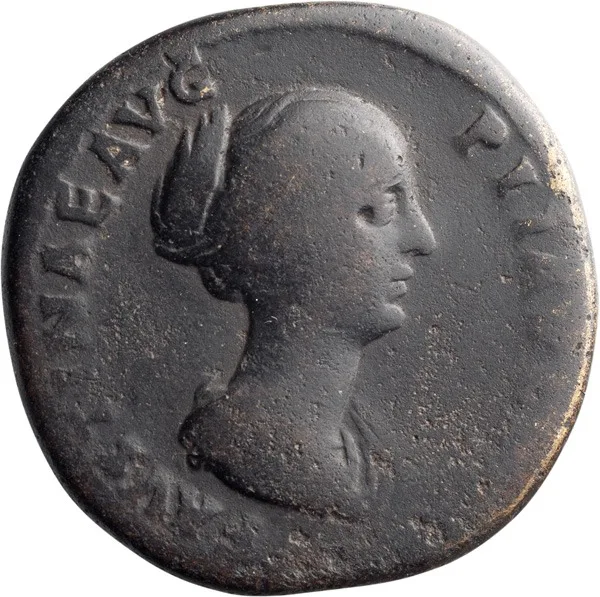 Faustina II. Sestertius