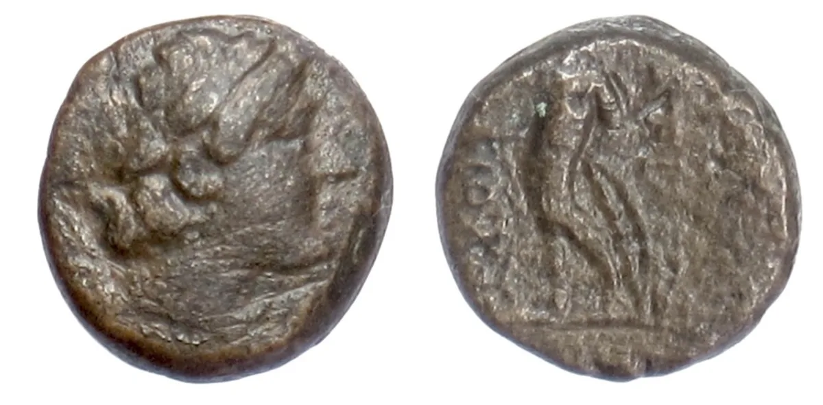 GREEK. Kings of Seleukid. Antiochos III ‘the Great’. AE denomination D, Antioch, 222-187 BC.