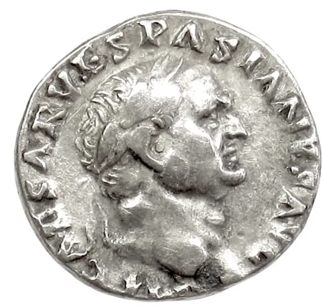 ROMAN IMPERIAL. Vespasian. AR Denarius, Rome mint, A.D. 70.
