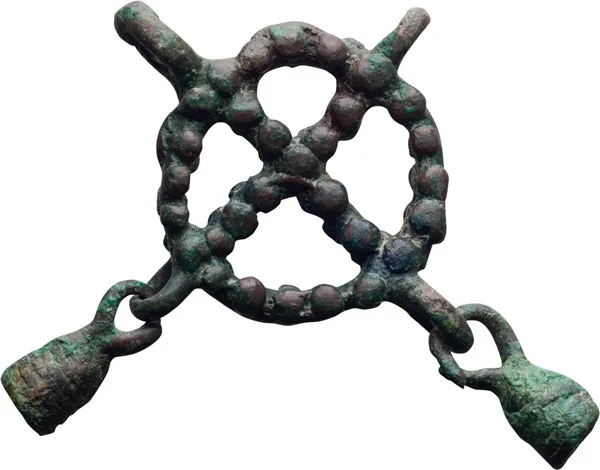 Byzantine Bronze Harness Ring with Bells