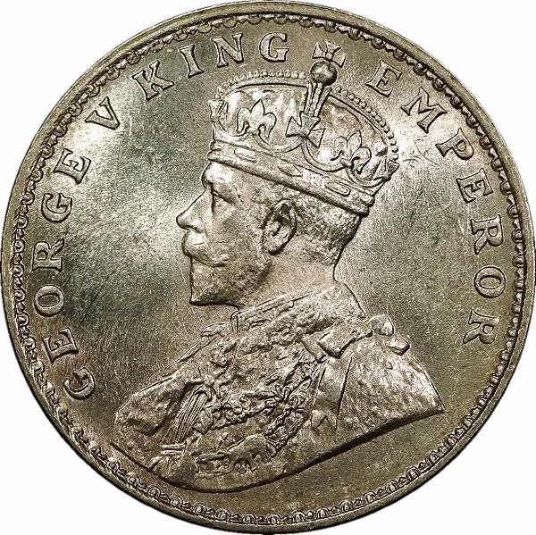 Br. India, George V, 1922, B, 1 Rupee, AU/UNC with issues.