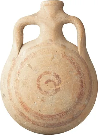 Late Bronze Age Terracotta Pilgrim Flask