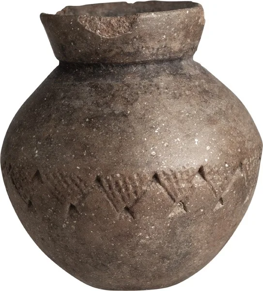 Greek Cycladic Aryballos-Form Vase