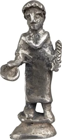 Roman Silver Votive Figure