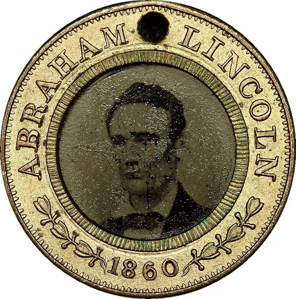 Exonumia, 1860, Cunnigham 2-260B, DeWitt-AL 1860-91, Token, CH. BU