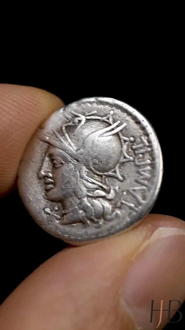 M. Baebius Q.f. Tampilus. Denarius