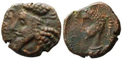 KINGS of ELYMAIS, Orodes IV. Late 2nd century AD. Æ Drachm, Nicely centered. Original reddish patina. Choice aEF