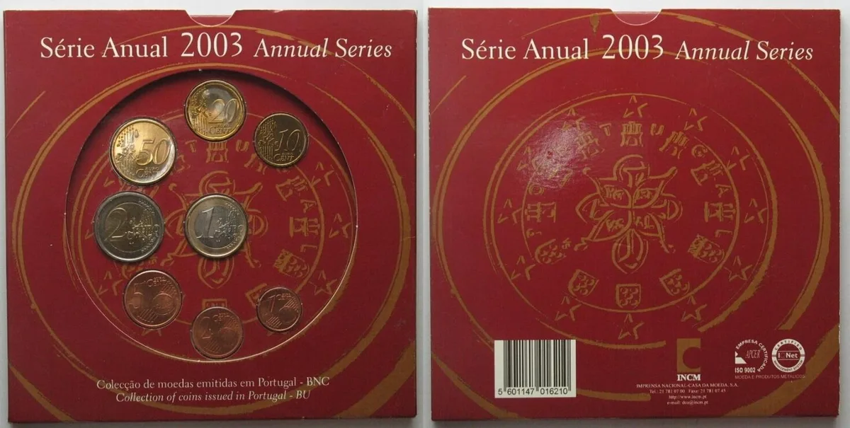 2003 PORTUGAL 2003 Mint Set EUR 3.88 BU