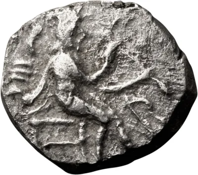 Judaea, Samaria. AR ma'ah-obol
