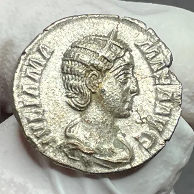 Roman Empire Julia Mamaea Denarius Rome 228AD RIC 332 EF-AU