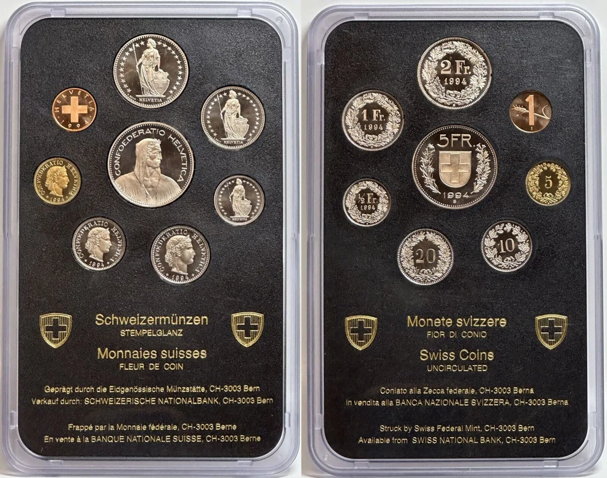 1994 SWITZERLAND 1994 MINT SET BU