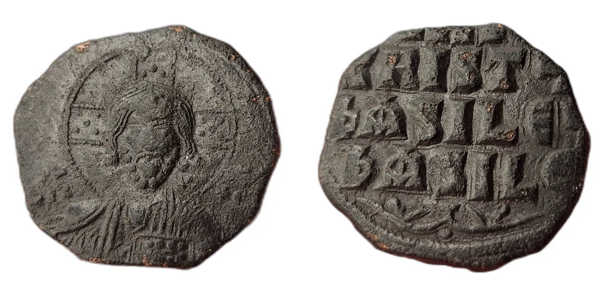 Anonymous Christ Follis (Class A3) — Basil II and Constantine VIII