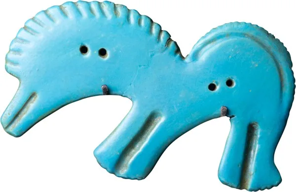 Scythian Faience Horse Plaque