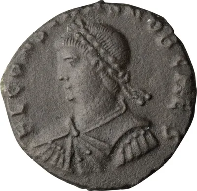 Constans as Caesar. Follis